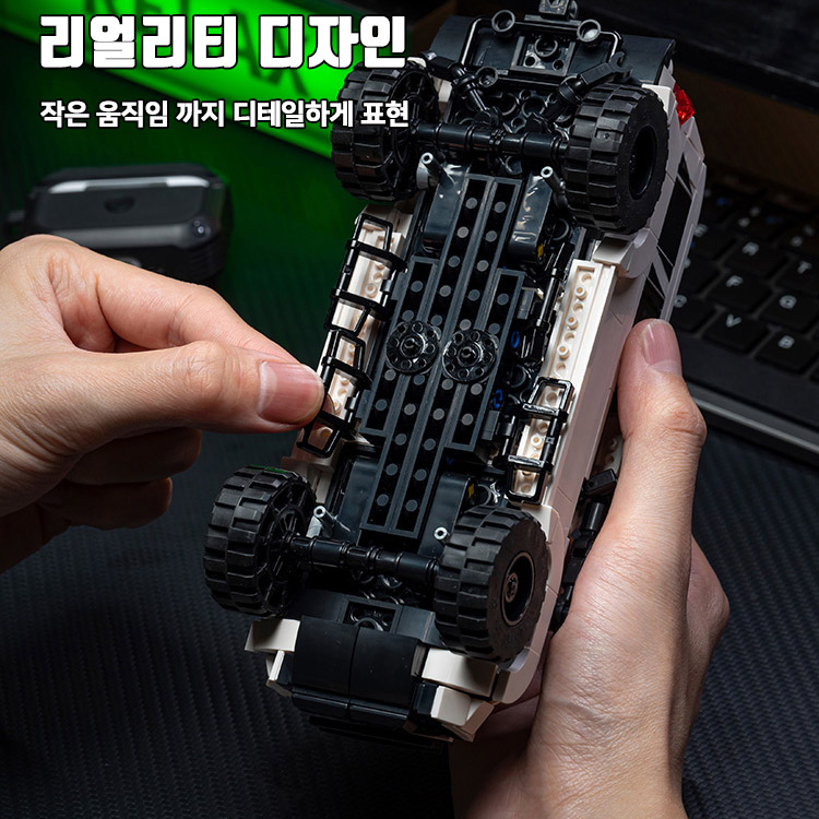 미니카 오프로드 자동차 모형 블럭 토요타 4 러너 다이캐스트 장난감 선물 - 상세 이미지 2