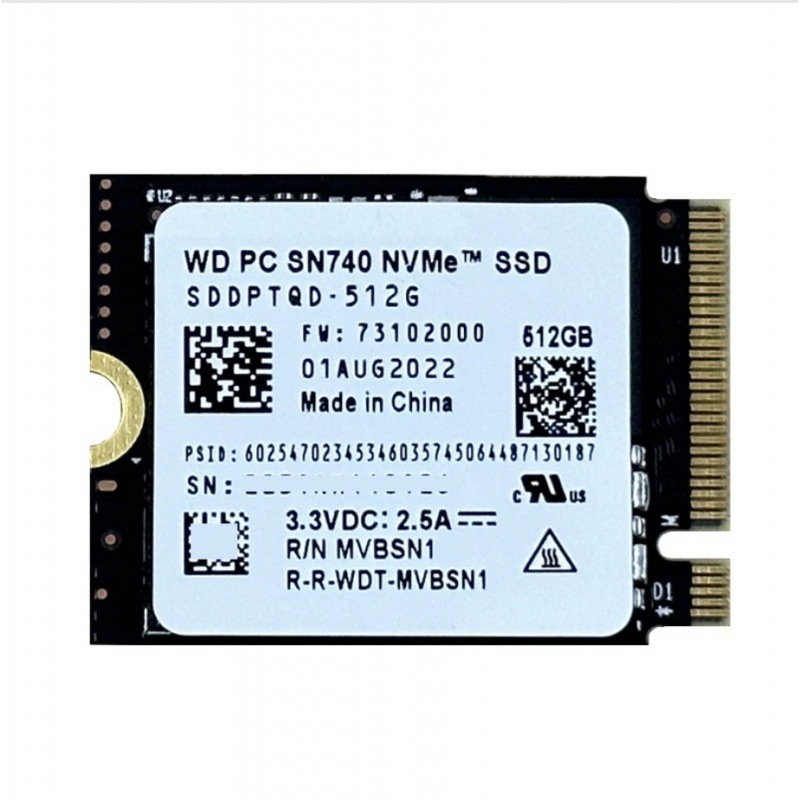 SSD 스팀덱 교체 호환 2230 SN740 M2 NVME 1TB 1TB