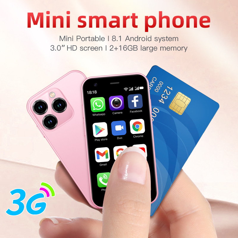 초소형 미니 스마트폰 공기계 핸드폰  SOYES XS11 블랙 16GB - 상세 이미지 5