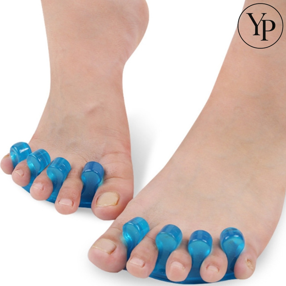 실리콘 발가락 교정기 무지외반증 분리기 발가락링 보호대 외지무반 피로회복 2개입