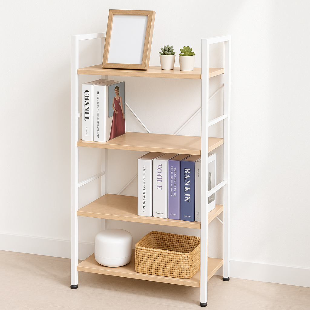 이케아 선반 수납선반 다용도 팬트리 철제 모듈 조립 선반장 레르베리 선반 4단 화이트