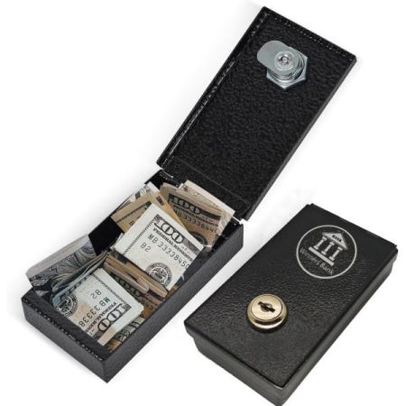 [해외]우승자를 위한 머니 박스, 카지노 도박 작은 자물쇠 상자 돈을 안전하게 보관하세요, 휴대용 안전한 현금 박스입니다.