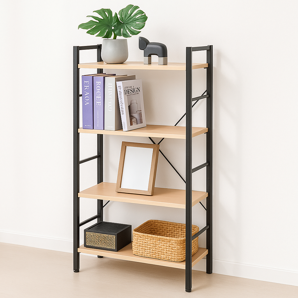 이케아 선반 수납선반 다용도 팬트리 철제 모듈 조립 선반장 레르베리 선반 4단 화이트