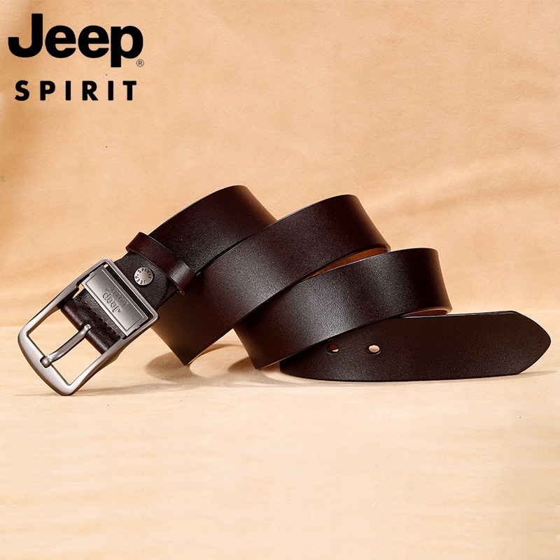 JEEPSPIRIT 남성용 가죽 자동 버클 벨트 - 상세 이미지 3