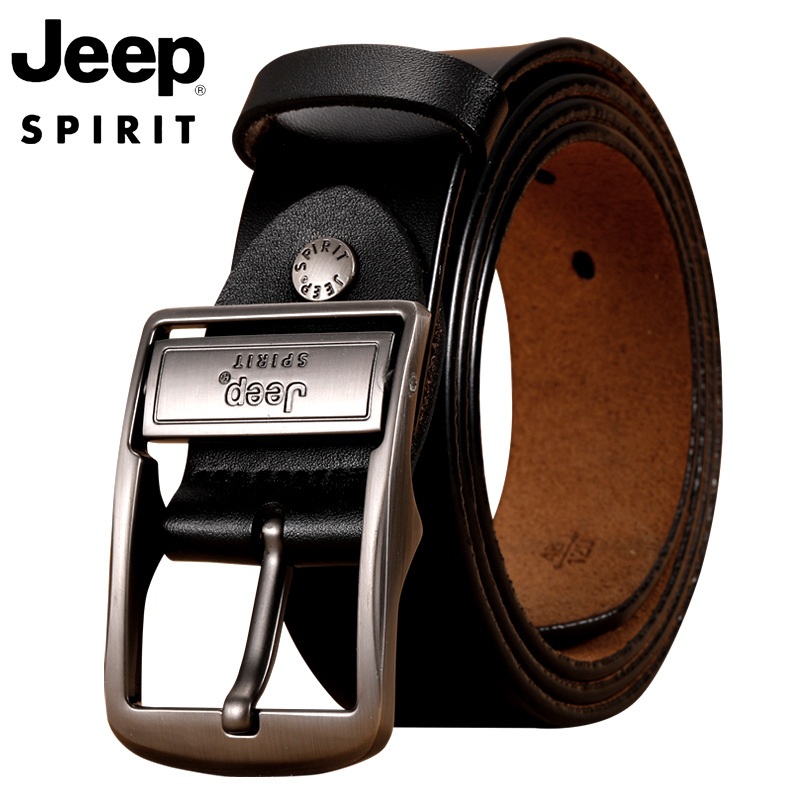 JEEPSPIRIT 남성용 가죽 자동 버클 벨트 - 상세 이미지 5