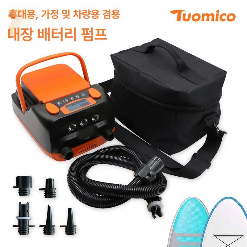 패들보드 고압 공기 펌프 에어텐트 카약 고무보트 전동 수상스포츠 충전식펌프 - 상세 이미지 5
