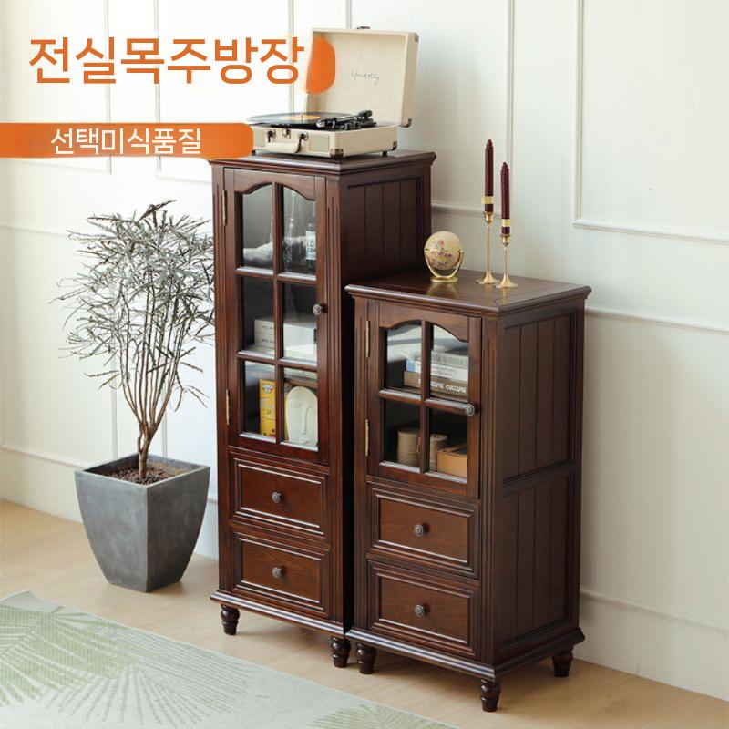 슬라이딩 서랍 원목 침실 아틀리에 평상형 조립식 프레임 옷장 책장 침대프레임 - 상세 이미지 3