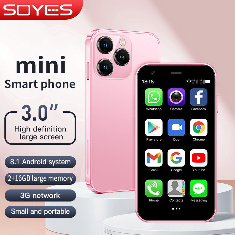 초소형 미니 스마트폰 공기계 핸드폰  SOYES XS11 블랙 16GB - 상세 이미지 4