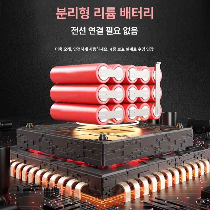 70mm 핸드 터보팬 고출력 소형 휴대용 송풍기 캠핑 낚시용 강풍 미니 블로워 팬 베어툴 70mm 터보팬 5단 툴박스 - 상세 이미지 3