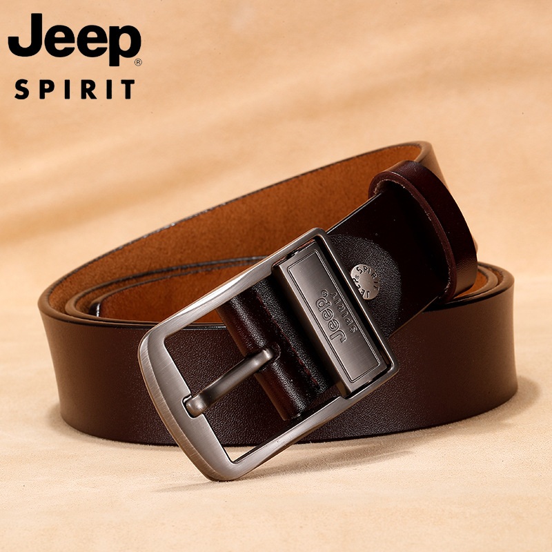 JEEPSPIRIT 남성용 가죽 자동 버클 벨트 - 상세 이미지 4