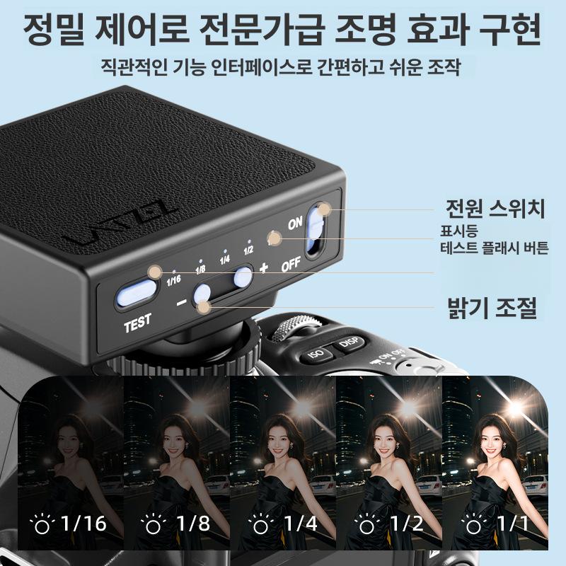 울란지 F12 MINI 카메라 미니 플래시 촬영조명 QU-12 미니 플래시라이트 - 상세 이미지 5