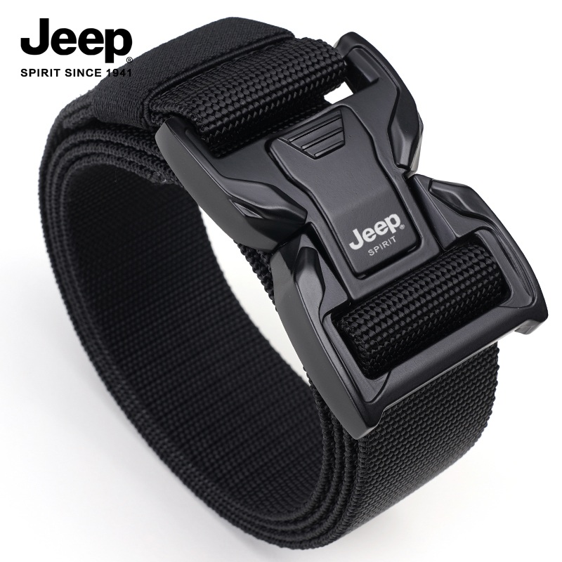 JEEP SPIRIT 남녀공용 캐주얼 캔버스 스판 벨트 이미지 7