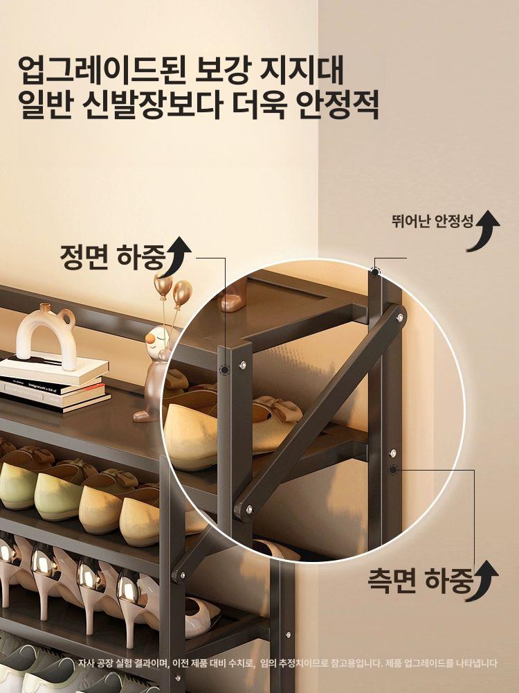 현관 신발장 접이식 운동화 구두 수납 인테리어 신발정리함 원룸 자취방 - 상세 이미지 3