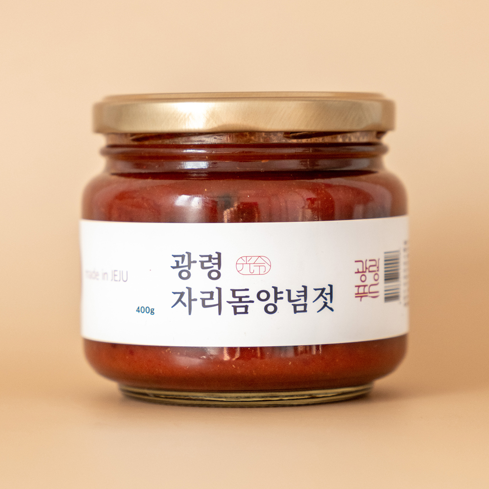 제주도 자리돔 양념젓갈 400g 원형 자리젓 - 메인 이미지