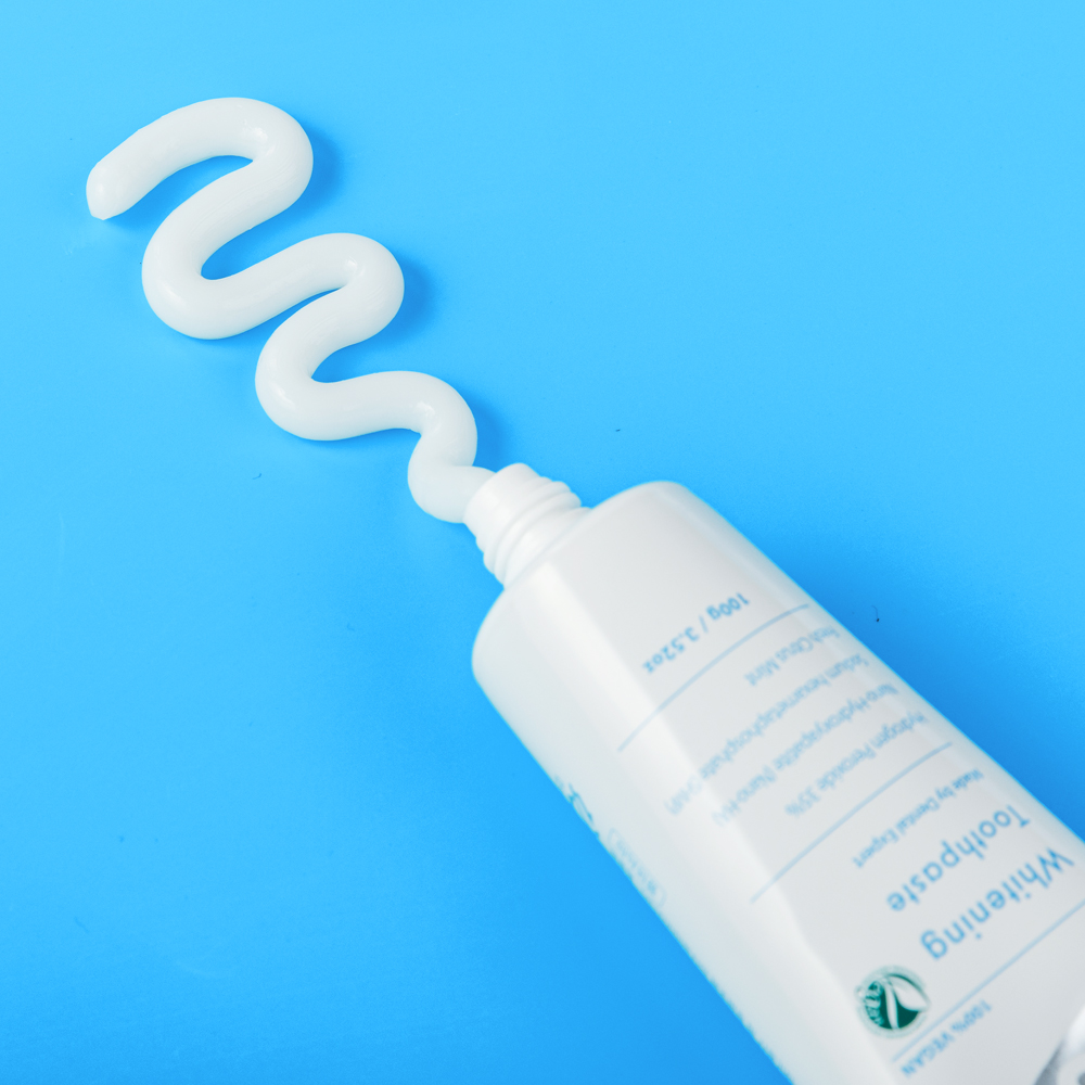 닥터치카 나노하 치아 미백치약 비건 화이트닝 시린증상없는 누렁니 미백효과 100g, 2개