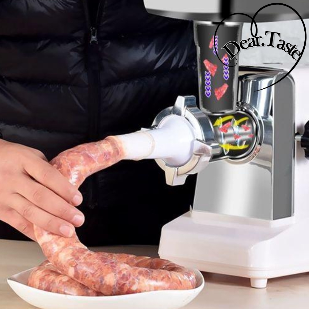전동 소고기 돼지고기 분쇄기 육절기 고기 소시지 메이커 순대 만두 속 만들기 - 상품 이미지