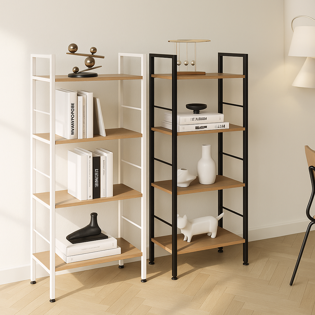 이케아 선반 수납선반 다용도 팬트리 철제 모듈 조립 선반장 레르베리 선반 4단 화이트