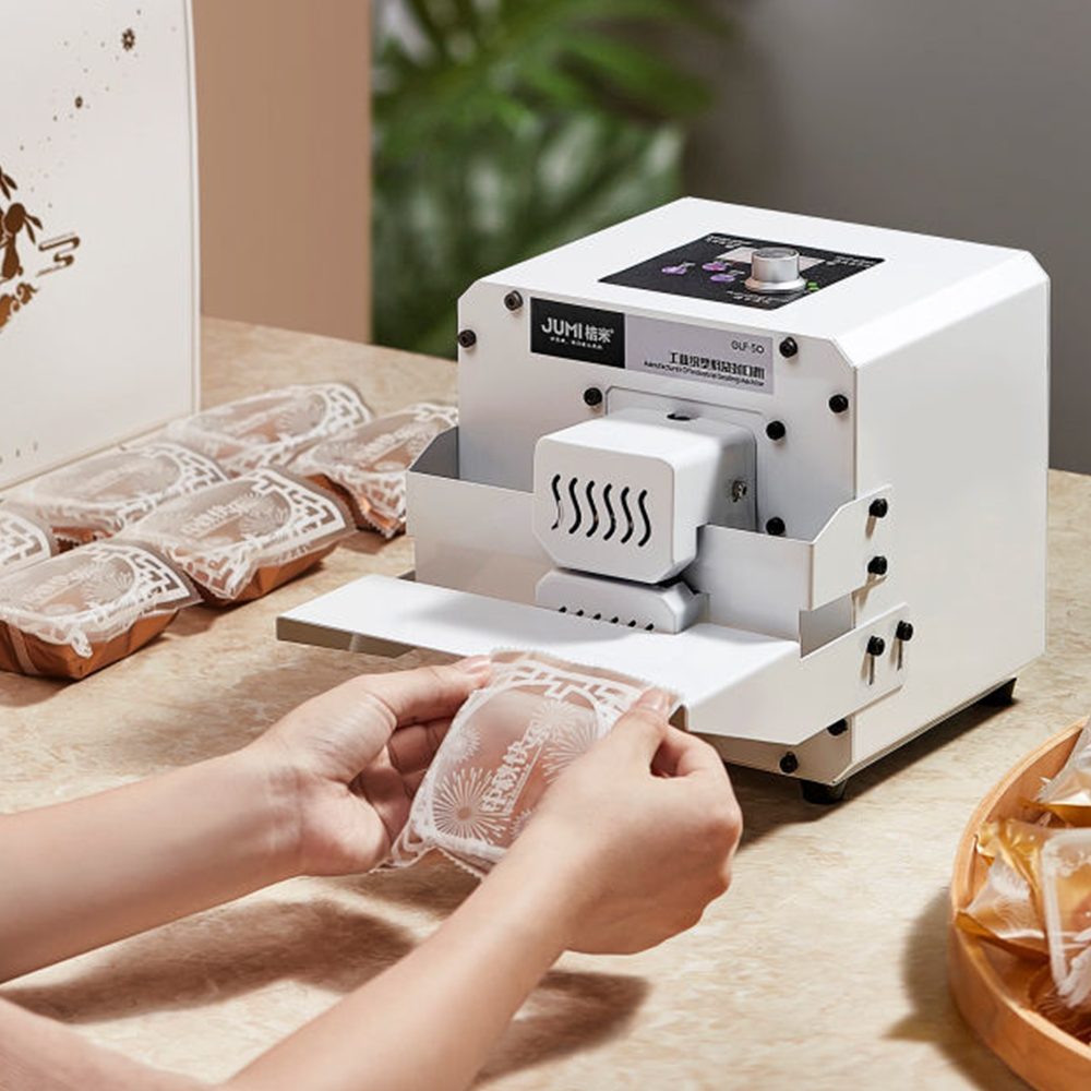 탁상형 미니 밴드실링기 드립백커피포장 비닐접착포장기계 화이트 메탈버전 강화형 플라스틱 봉투 밀폐기 화이트