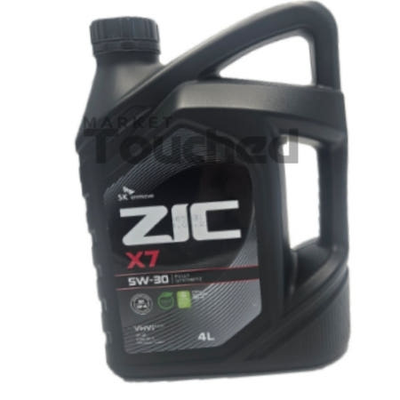 마켓터치드 SK ZIC 합성엔진오일 X7 4L 승용차용 4리터합성유 렌터카관리오일