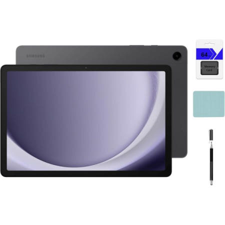 [해외]삼성 갤럭시 탭 A9+ 11인치 256GB 안드로이드 WiFi 태블릿, 대형 화면, 쿼드 스피커, 업그레이드된 칩셋, 멀티 윈도우 디스플레이, 슬림, 경량, 내구성 있는