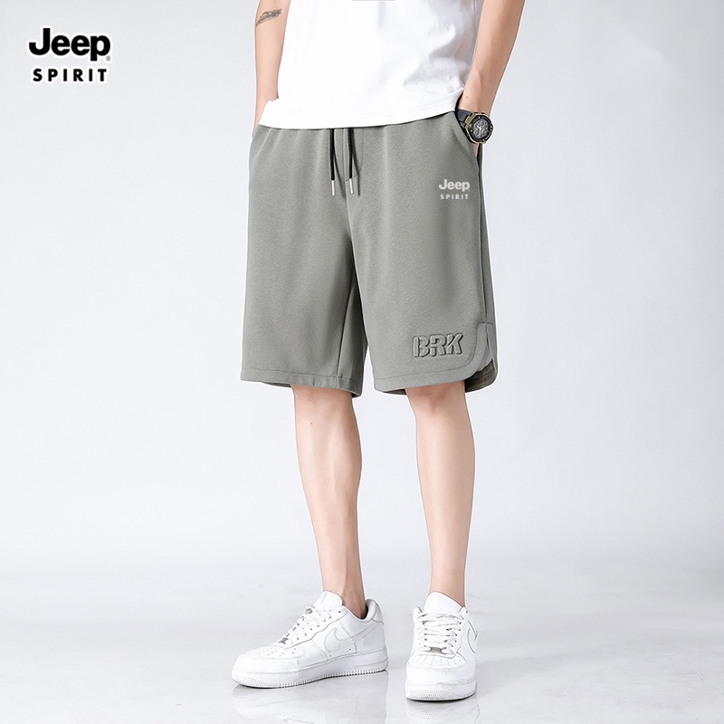 JEEP 지프 남자 반바지 5부 밴딩 면 트레이닝 - 상세 이미지 4