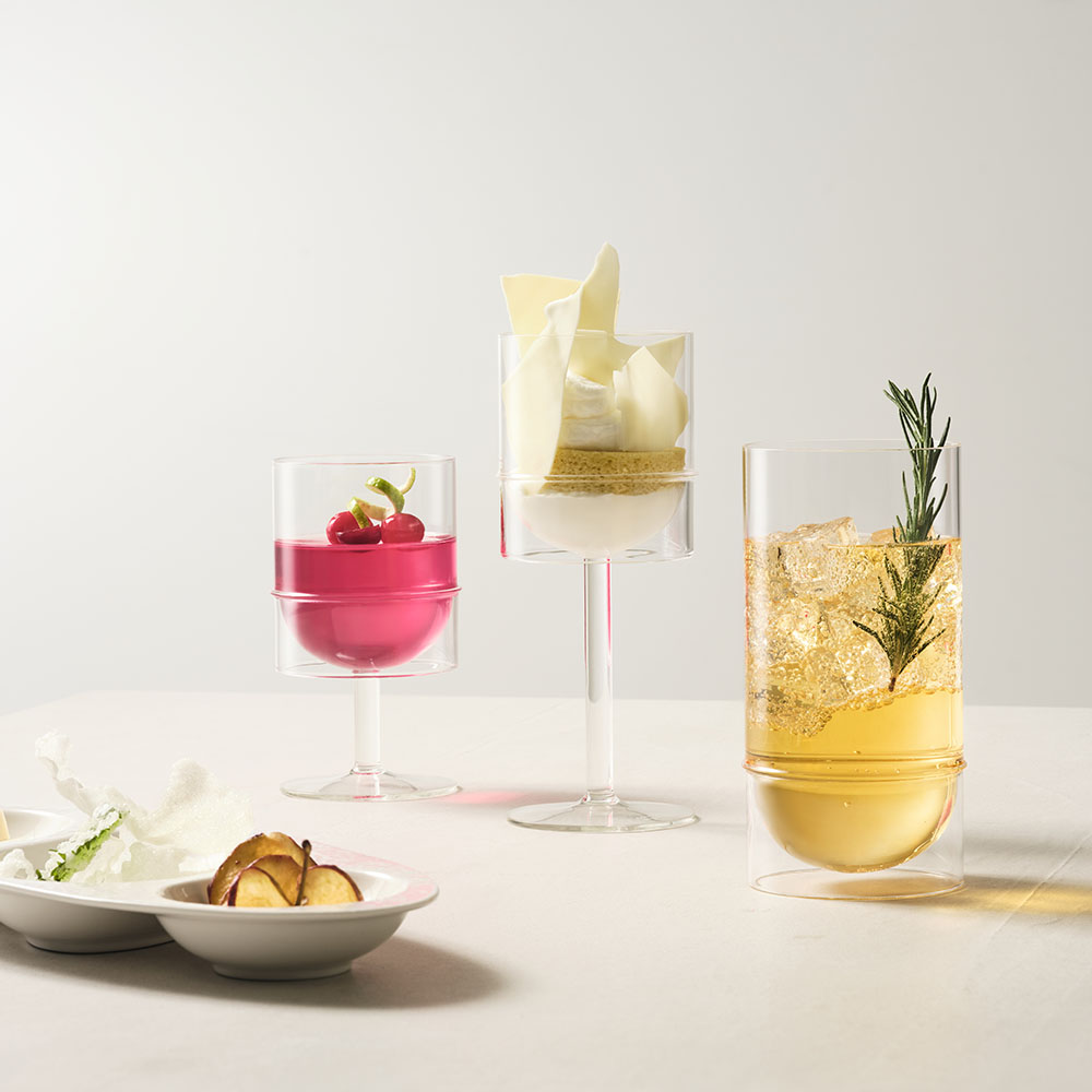 오덴세 에스카 글라스 2p 선물세트 (글라스잔/고블렛/와인잔)