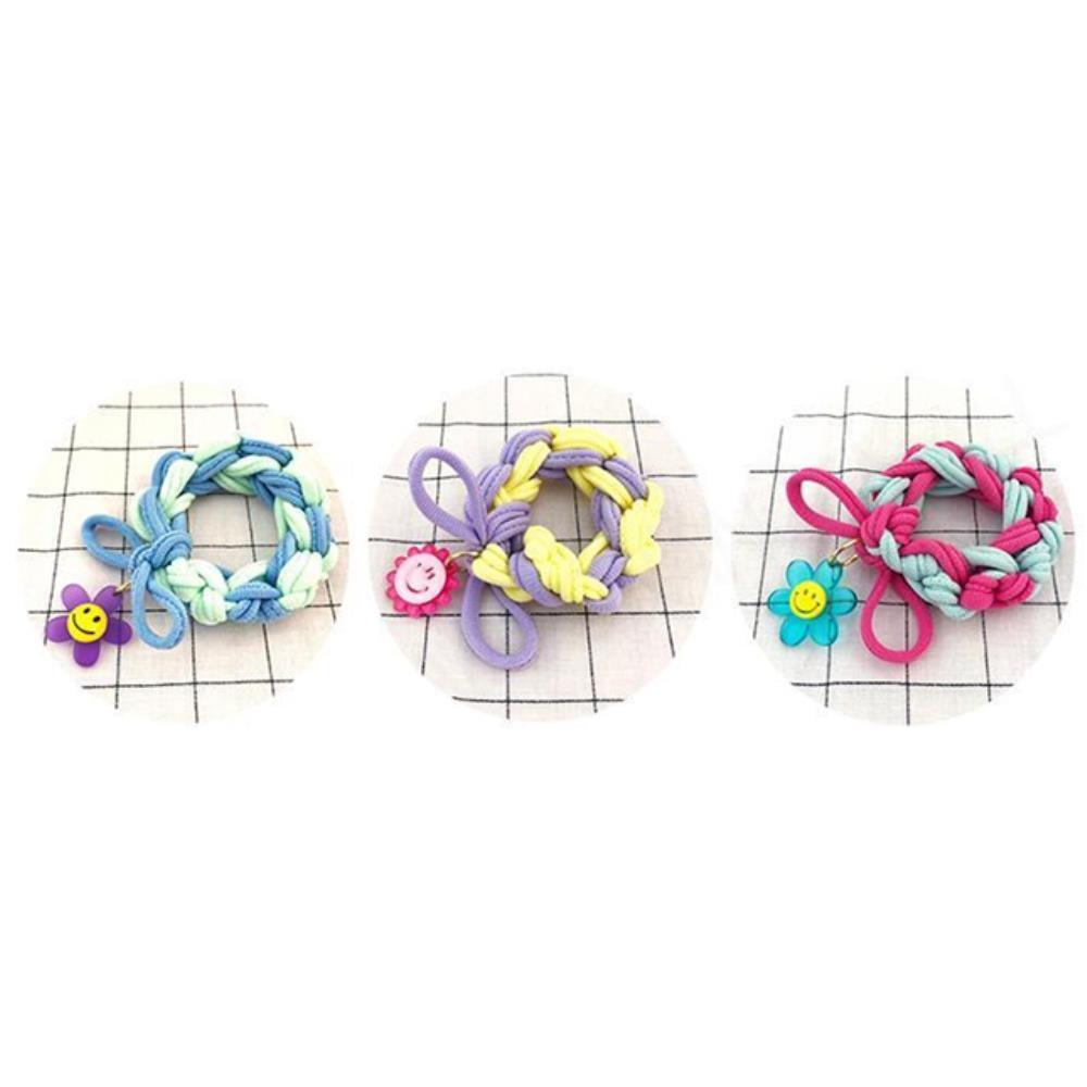 지구 환경보호 실천 생활 소품 양말목 팔찌머리끈 DIY 5p 키즈 : MIMONE