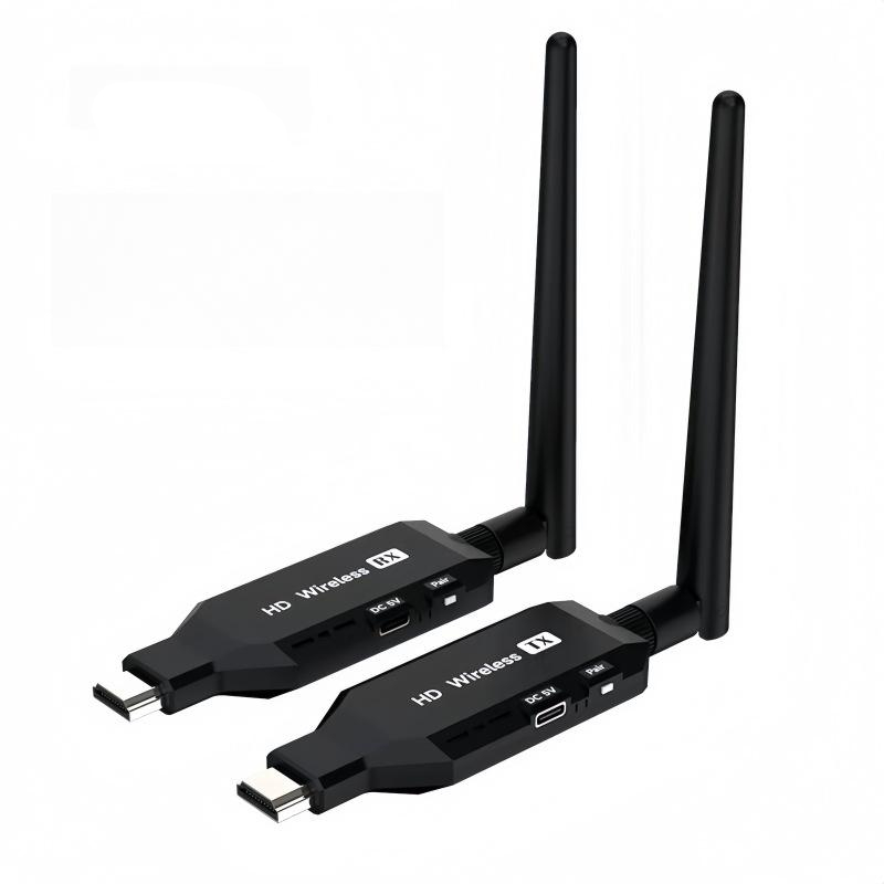 HDMI무선송수신기 모니터분배기 무선 50m 송신기 수신단 1080P 50m 신형 외관