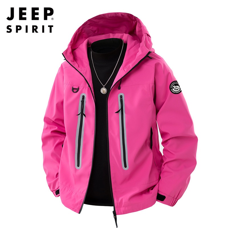JEEP 지프 봄여름 초경량 방풍 바람막이 자켓 하이킹 캠핑 등산복 - 상세 이미지 5