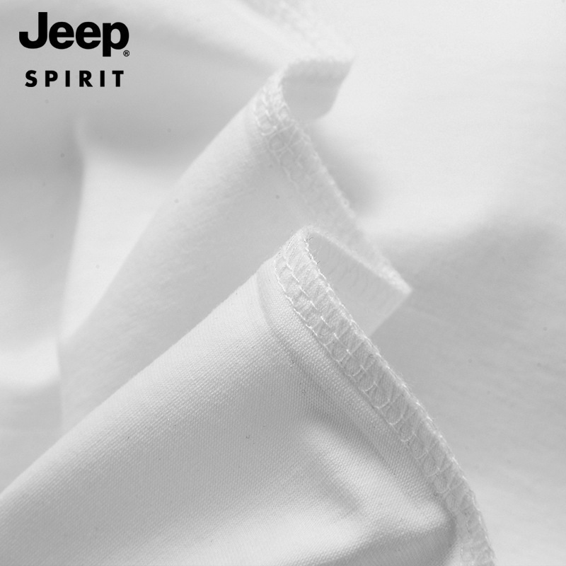 JEEP SPIRIT 여름 남자 오버핏 박스 반팔 티셔츠 빅사이즈 반팔티 - 상세 이미지 5