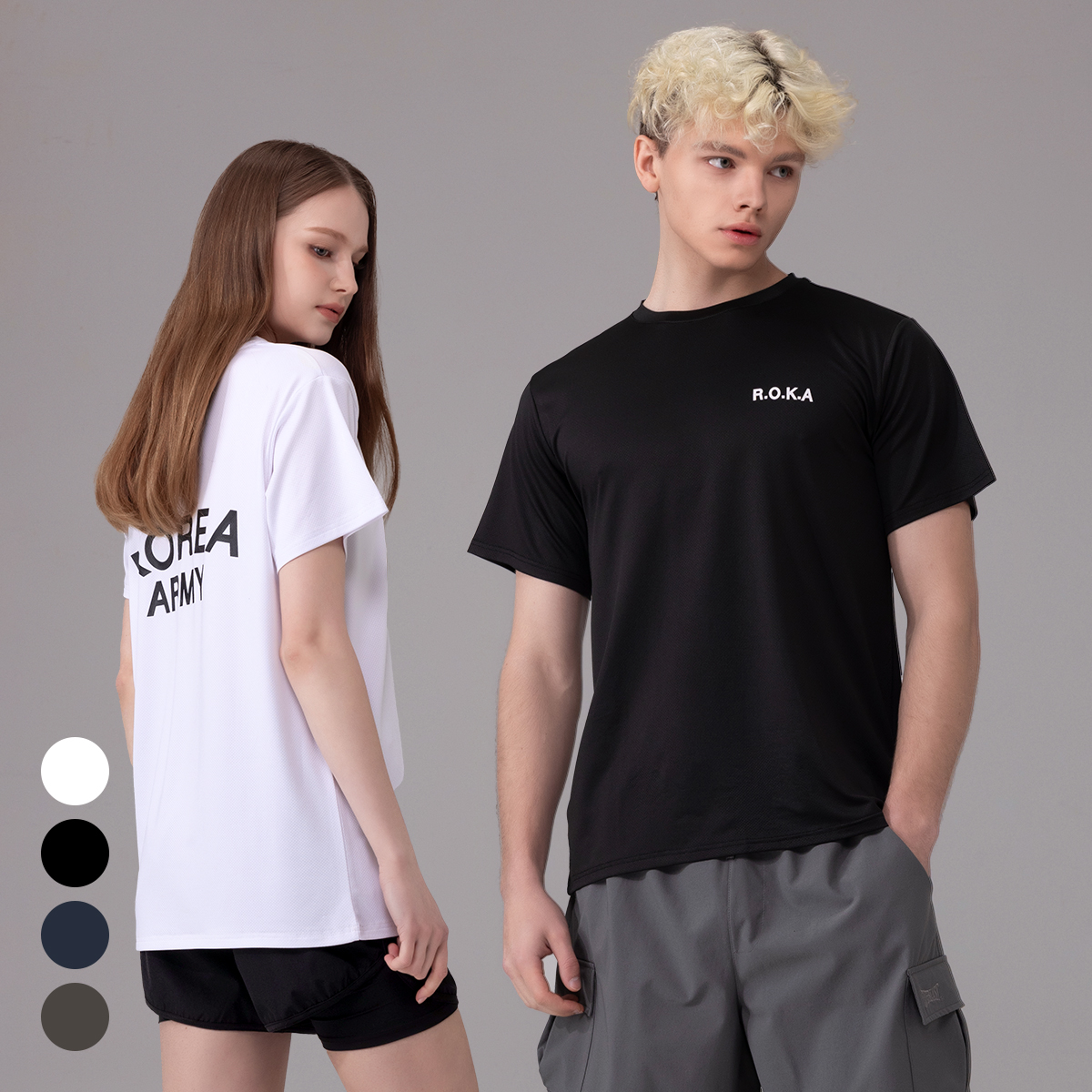 ROKA 로카티 기능성 반팔 쿨링 티셔츠