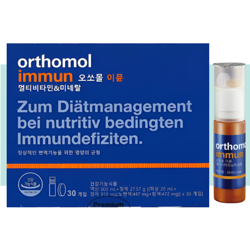 오쏘몰 이뮨 액상 멀티 비타민 동아제약 이문 샷 30개입X1박스