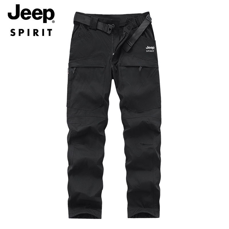JEEP SPIRIT 남자 작업복바지 봄 여름 기능성 팬츠 등산 트레이닝 작업복 - 상세 이미지 5