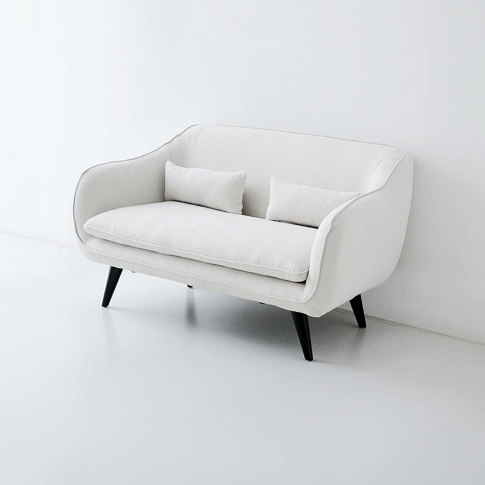 루나 소파 2인 1739 패브릭 블루 2080.3365, 2인용