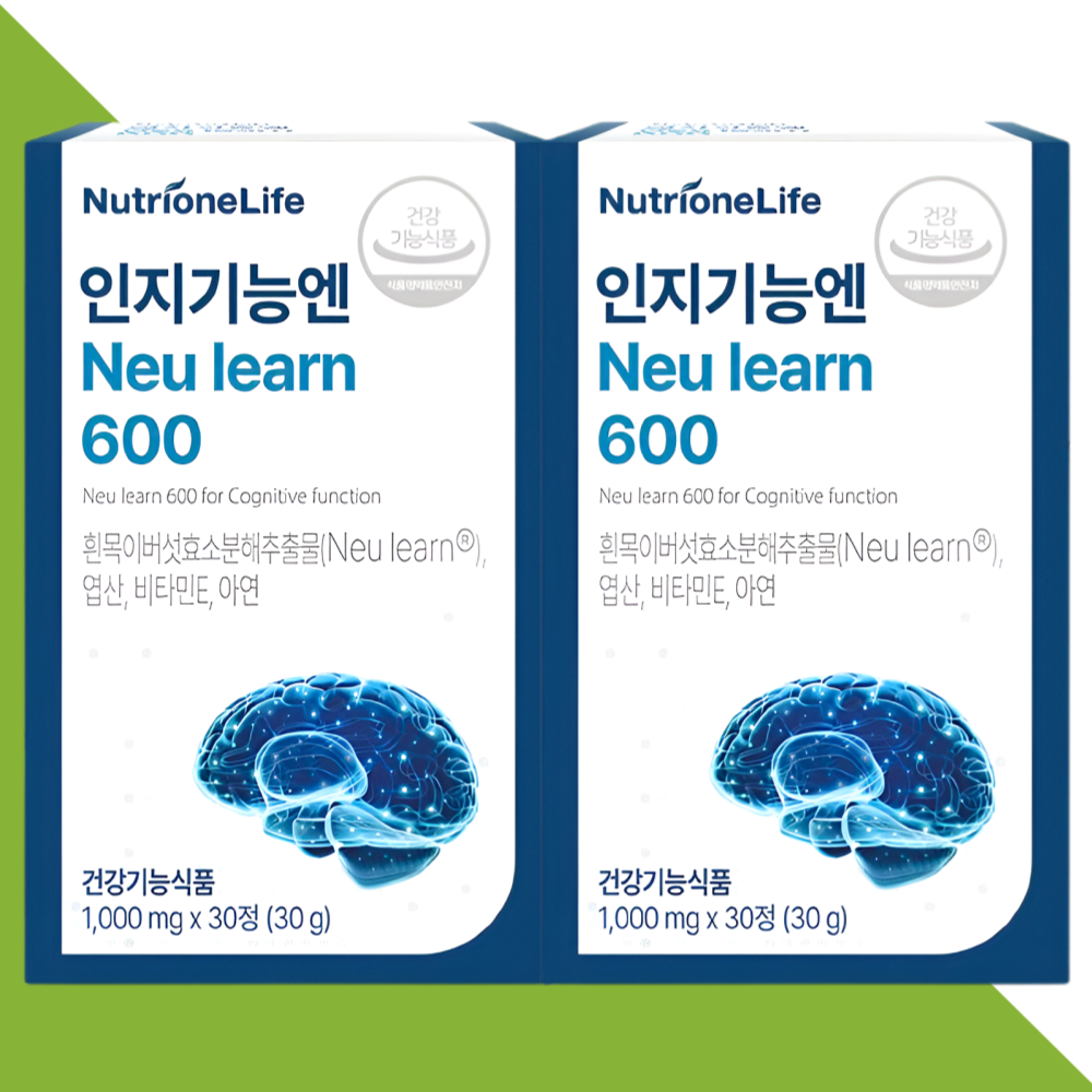 뉴트리원 인지기능엔 뉴런600 Neulearn 30정X2개 - 상품 이미지