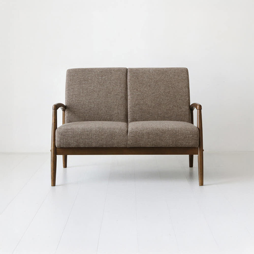 DESA 패브릭 소파 2인 F3056 모카브라운 2642.4375, 2인용