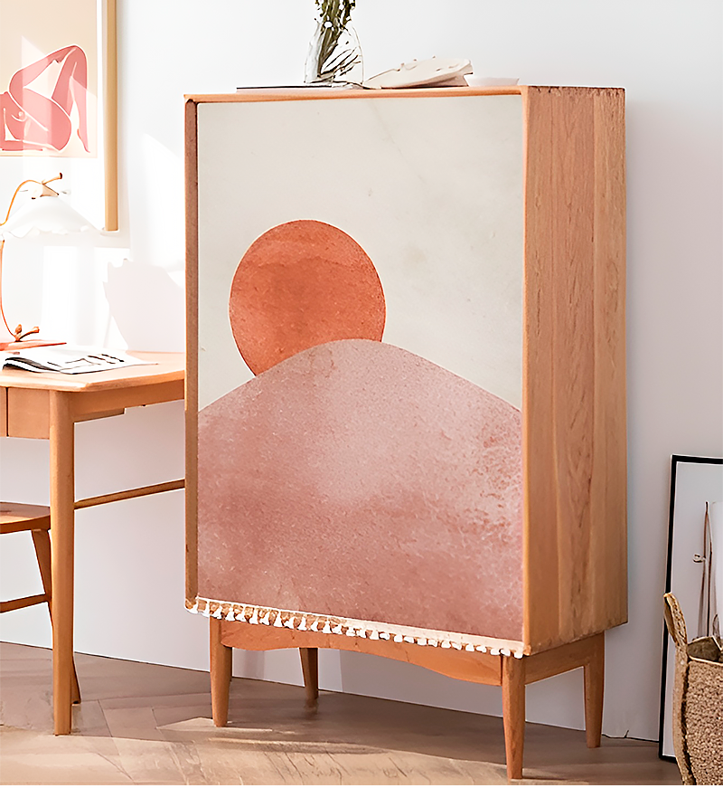 벨크로 붙이는 패브릭 포스터 책장 수납장 옷장 가리개 천 페브릭 가림막 미니 커튼