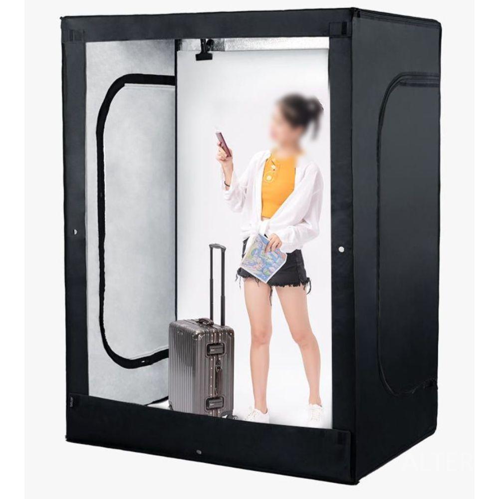 전신 포토부스 의류 촬영 스튜디오 조명 박스 대형 140CM LED 8개 - 상세 이미지 3