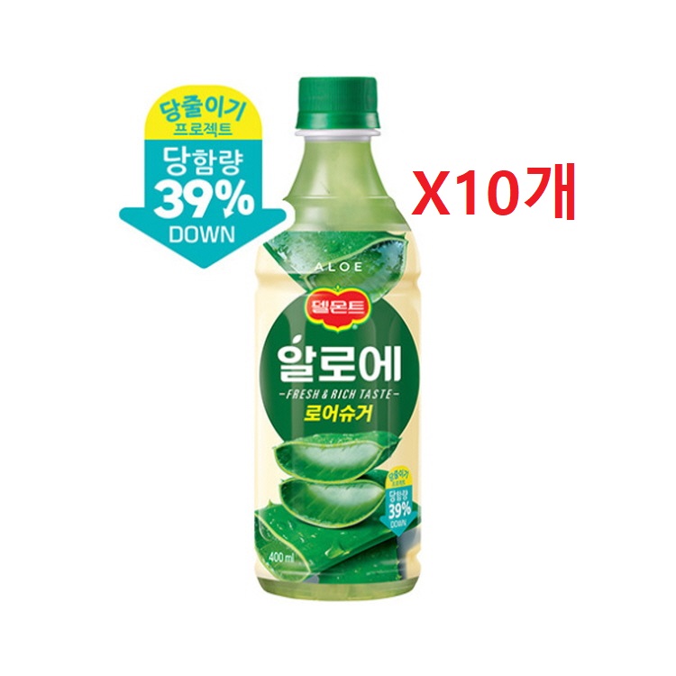 원하프] 델몬트40%알로에300mlX10ea [고객만족 총알배송 : 원하프