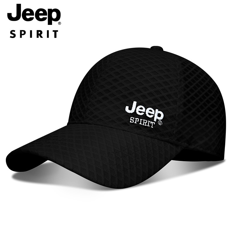 JEEP 지프 남성 여름 캐주얼 메쉬 야구 모자 골프 모자 - 상세 이미지 4