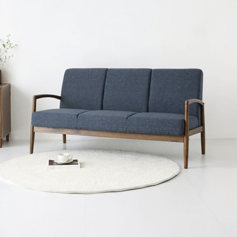 DESA 패브릭 소파 3인 F3056 다크블루 3843.6732, 3인용