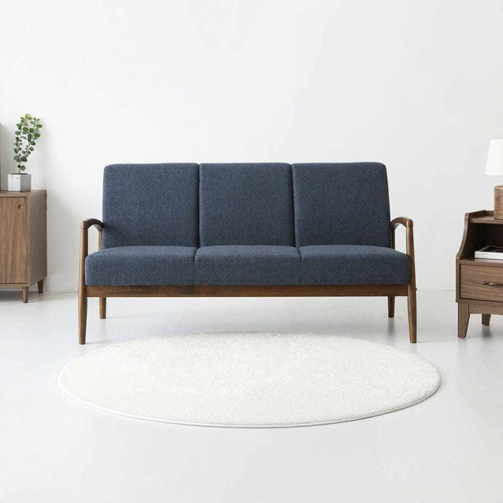 DESA 패브릭 소파 3인 F3056 다크블루 3843.6732, 3인용