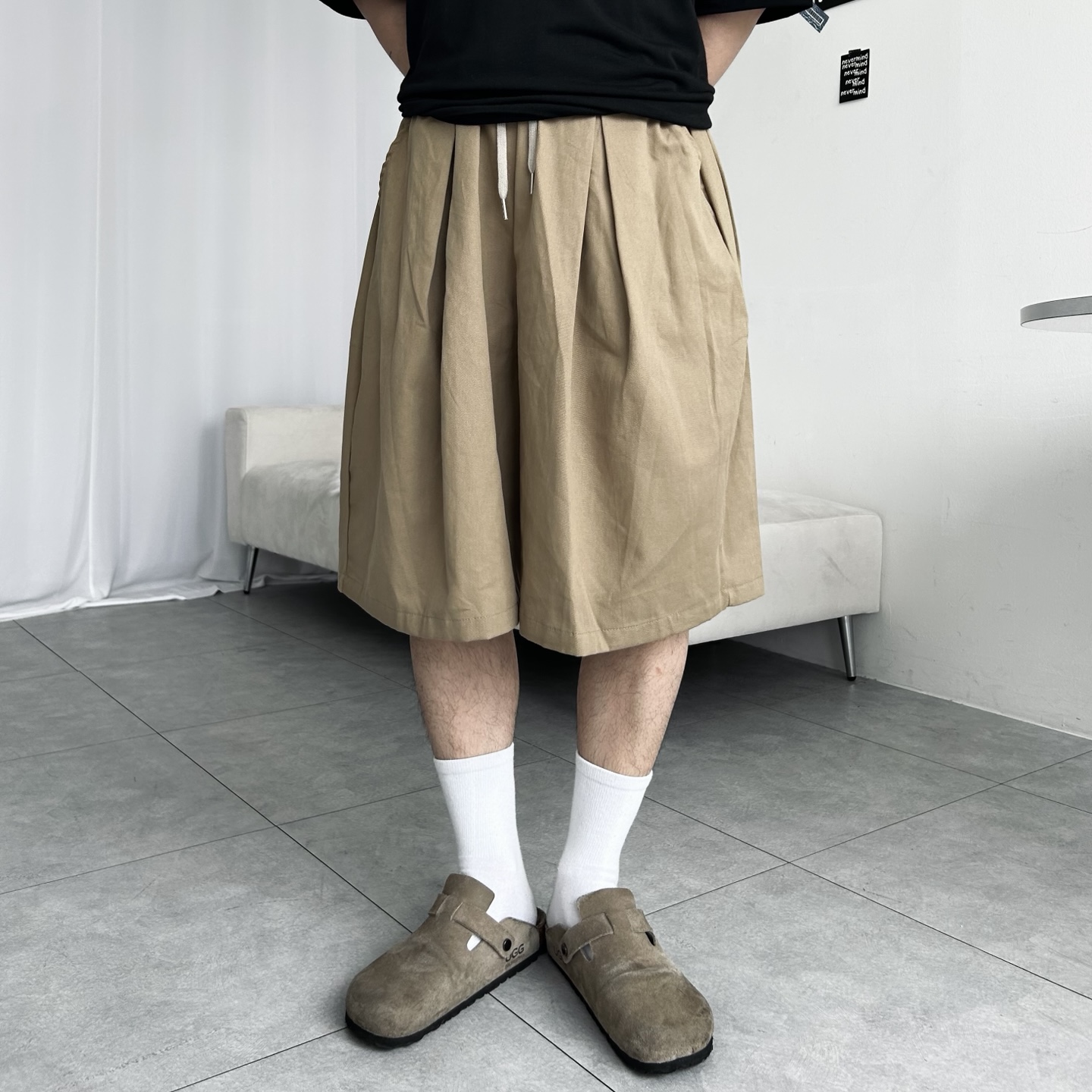 남자빅사이즈버뮤다팬츠 남자여름바지 냉감팬츠 이미지 6