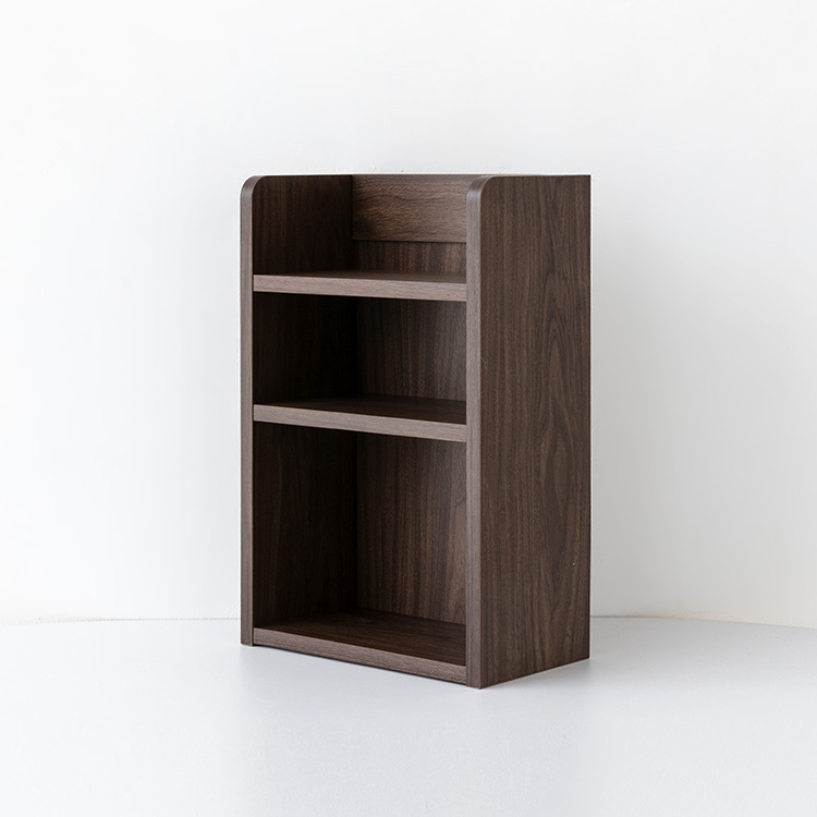 폴라보 미니수납선반 A형 270x150x420mm, 3단, 브라운월넛베니어 8376.8704 - 상세 이미지 2