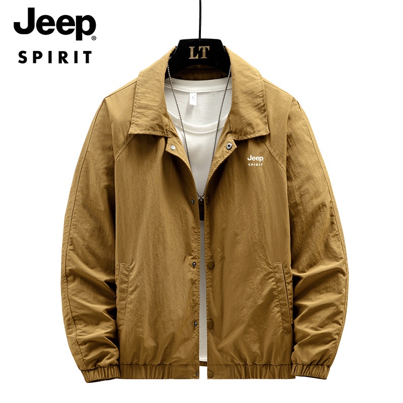 JEEP SPIRIT 남성 자켓 봄 여름 바람막이 항공잠바 작업복 상의 - 상세 이미지 4