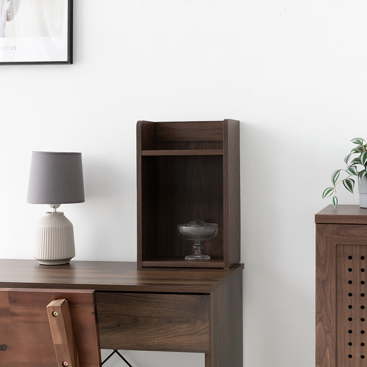 폴라보 미니수납선반 A형 270x150x420mm, 3단, 브라운월넛베니어 8376.8704 - 상세 이미지 3