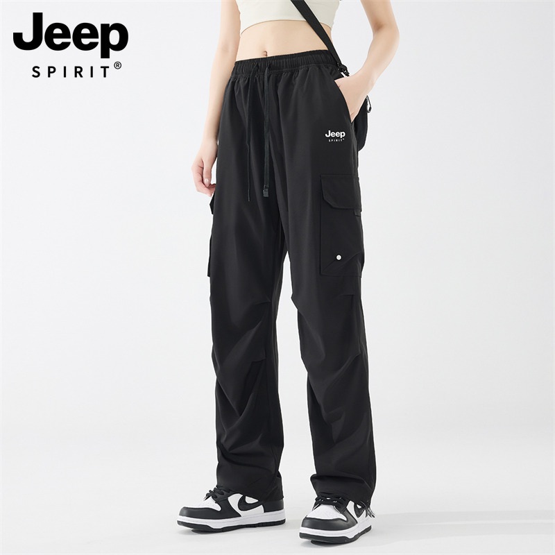 JEEP 여름 조거팬츠 여성 야외 등산용 아이스 카고팬츠 - 상세 이미지 2