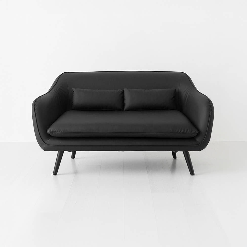 루나 소파 1739 스툴미포함, 블랙 5285.4126, 2인용