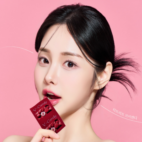 [1box] 티트리트 브이캔디 자두맛 괄사캔디 - 상세 이미지 3