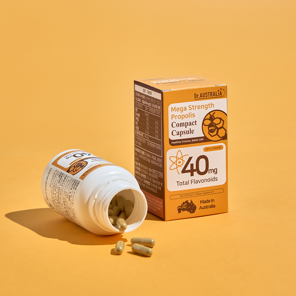 호주산 메가 스트렝스 프로폴리스 캡슐 플라보노이드 40mg 60캡슐, 1개 - 상세 이미지 2